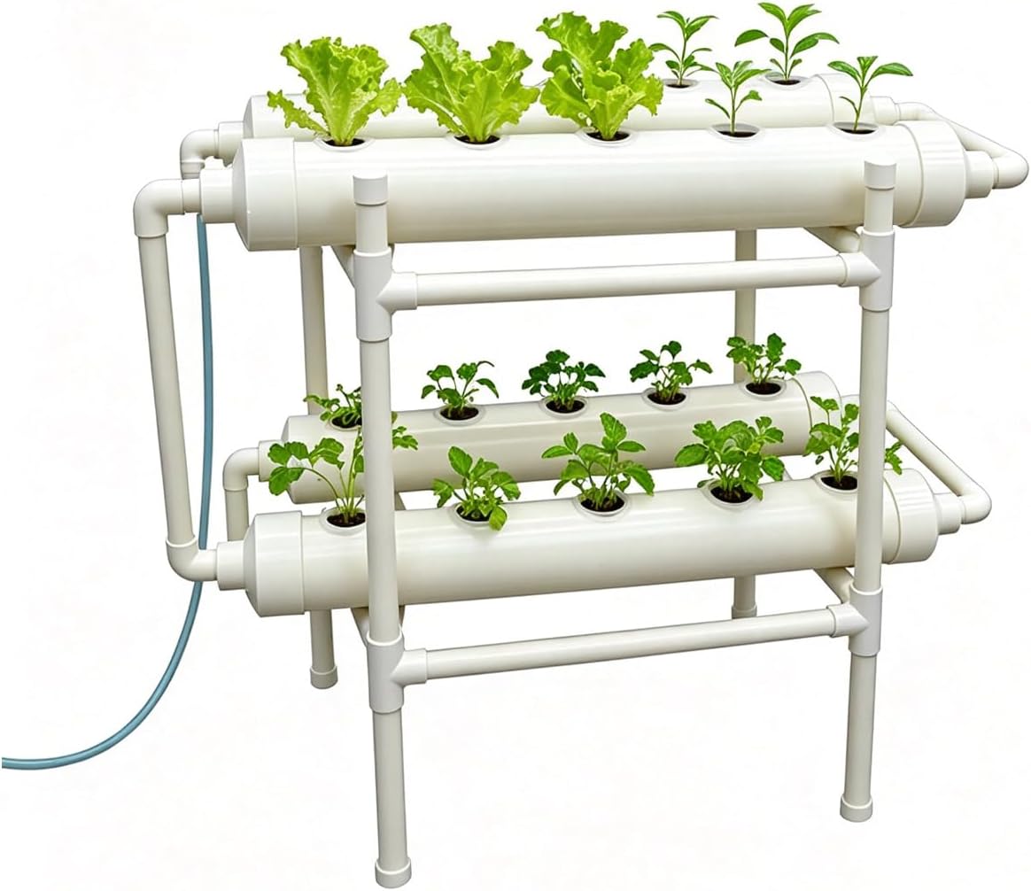 Hydroponic Kit - Hidroponik Yetiştirme Sistemi 20 Delikli 4