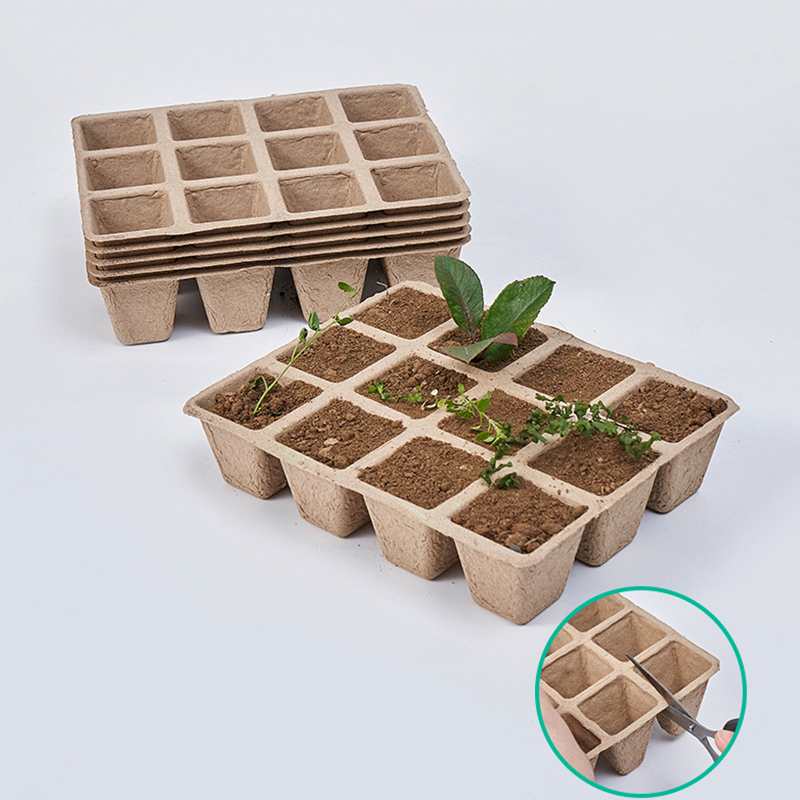 Seed Starter Tray - 5 adet 12-Hole bitki fidan tepsisi