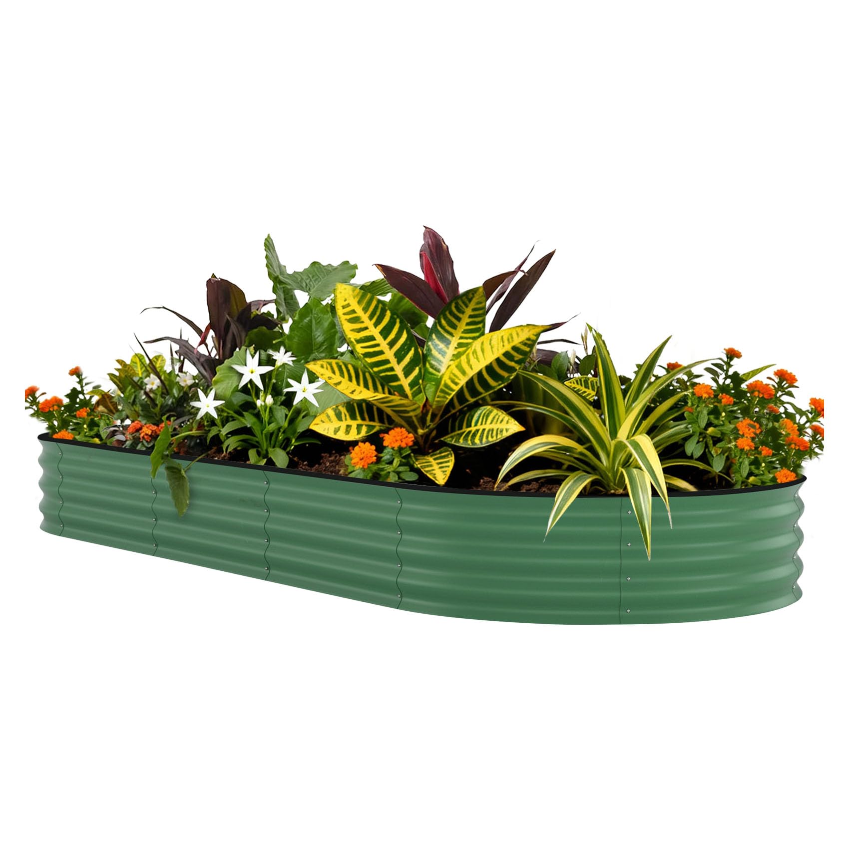 Raised Garden Bed - 8x4x1,5 ft Galvanizli Yükseltilmiş Bahçe Yatağı