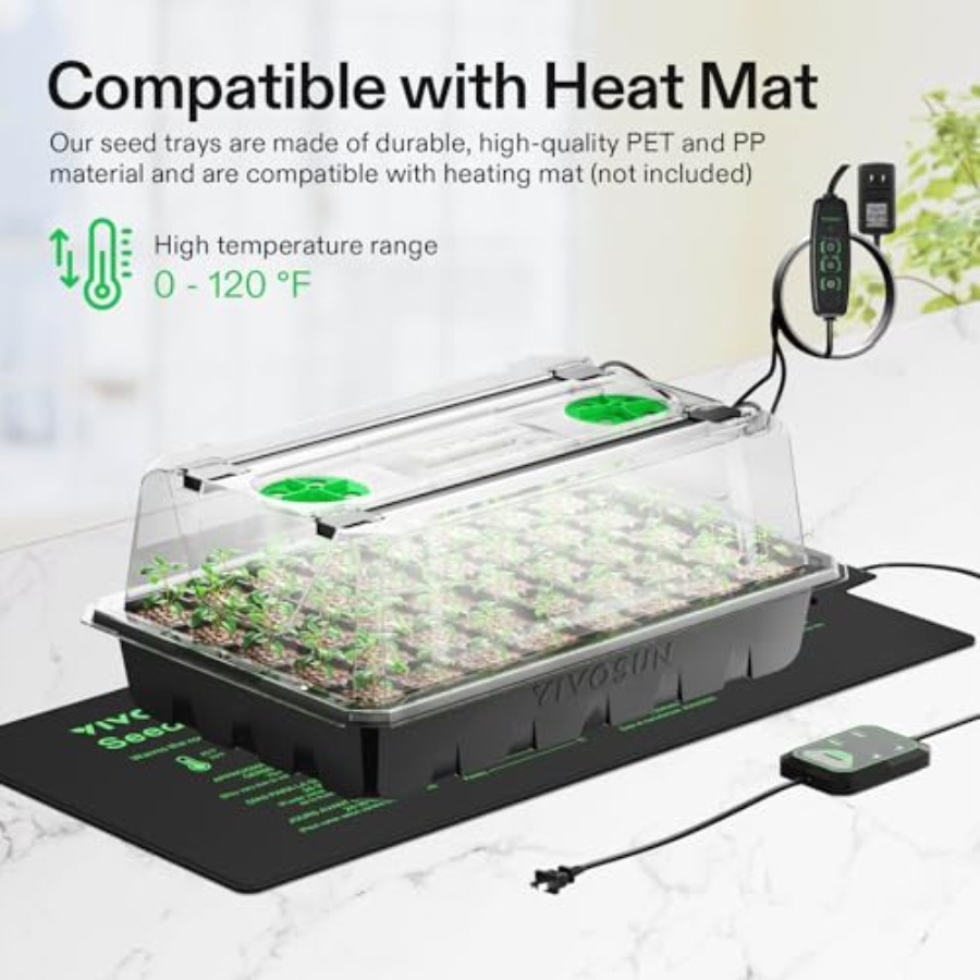 İç mekan bahçeciliği için 6'lı - Seed Starter Tray incelemesi ve fiyatı