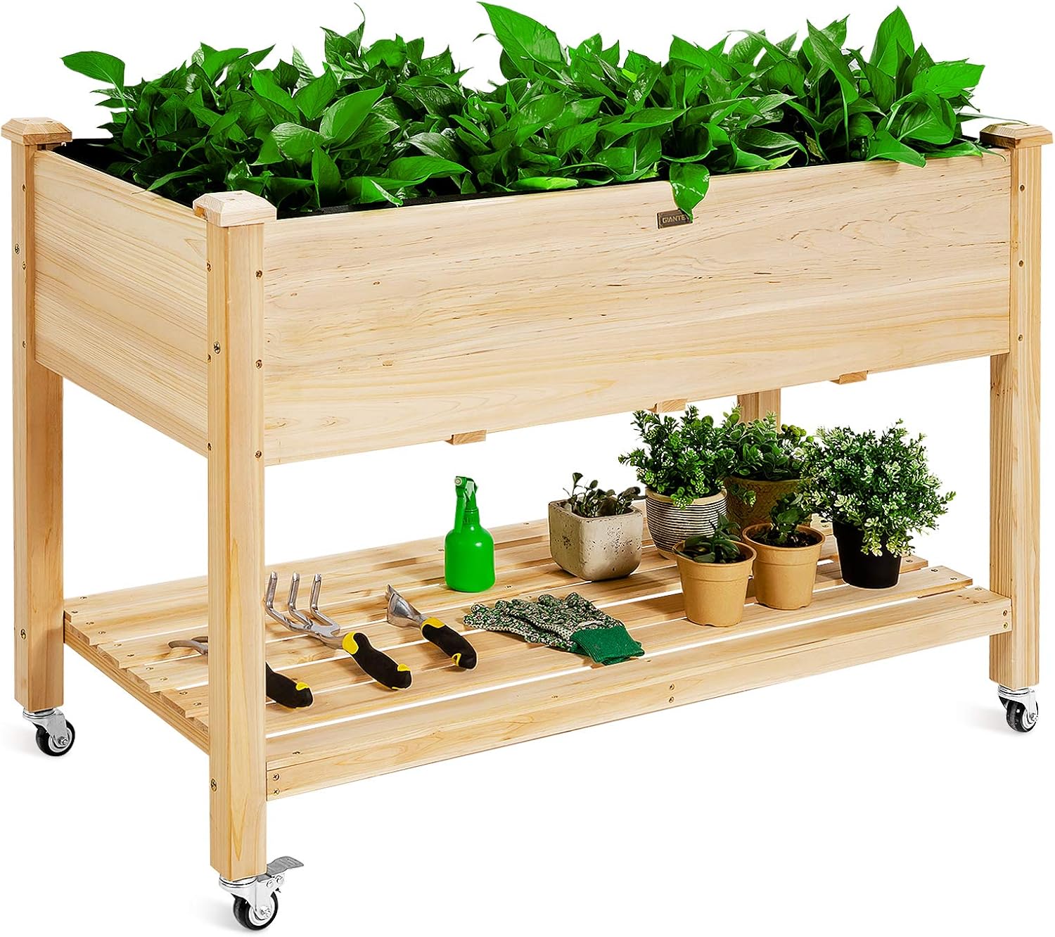 Ahşap Tekerlekli Yükseltilmiş  - Raised Garden Bed incelemesi ve fiyatı