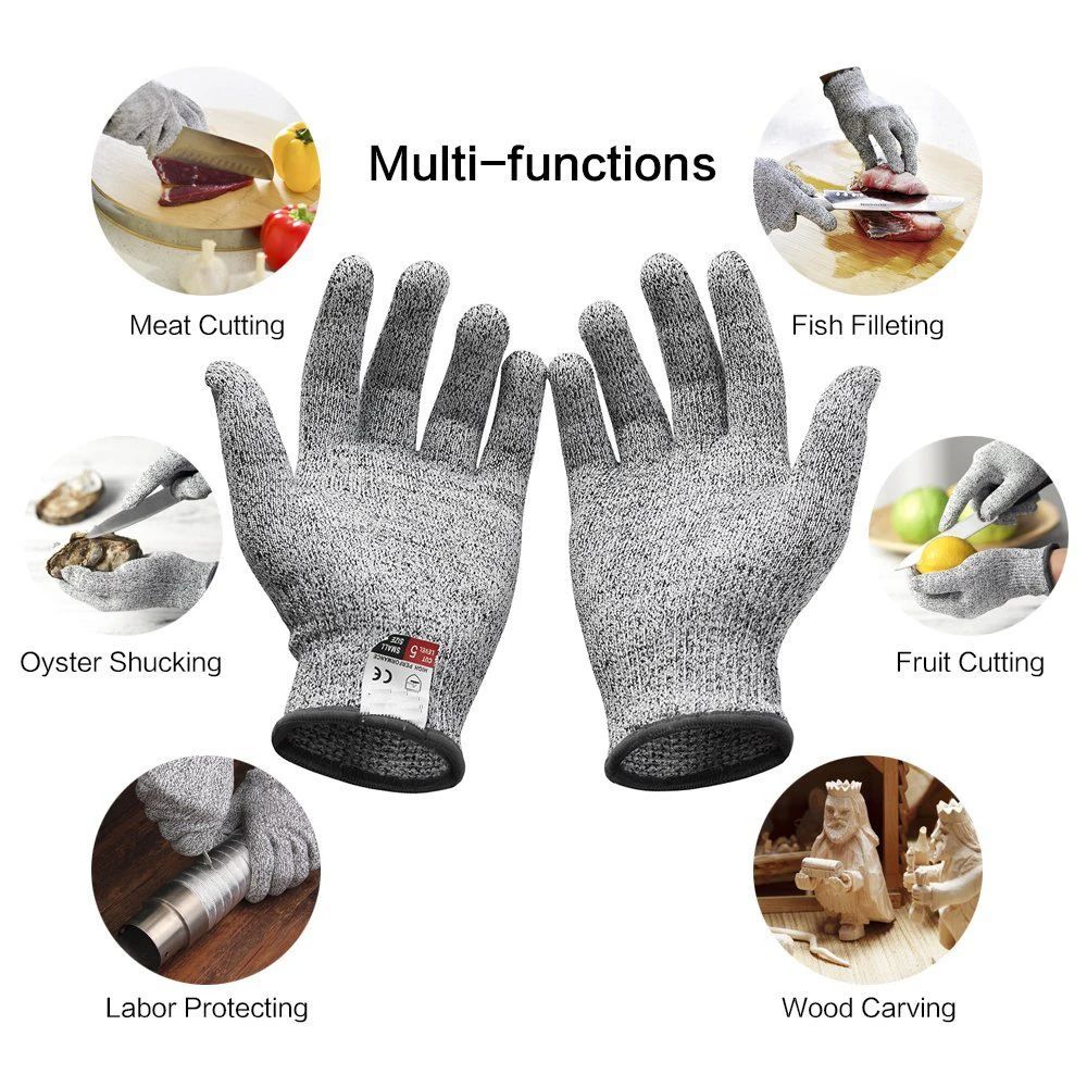 Seviye 5 HPPE Kesilmeye Karşı  - Garden Gloves incelemesi ve fiyatı