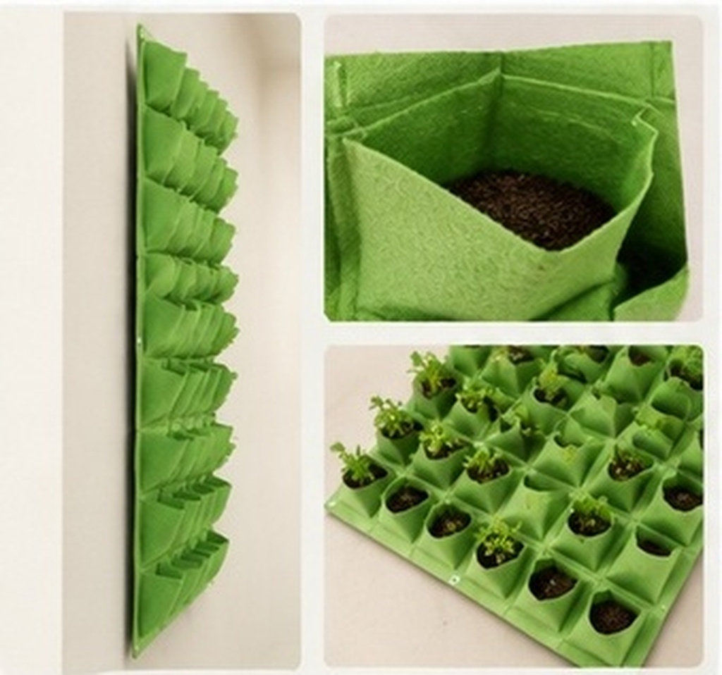 64 Bölmeli, Duvara Monte Edile - Vertical Planter incelemesi ve fiyatı